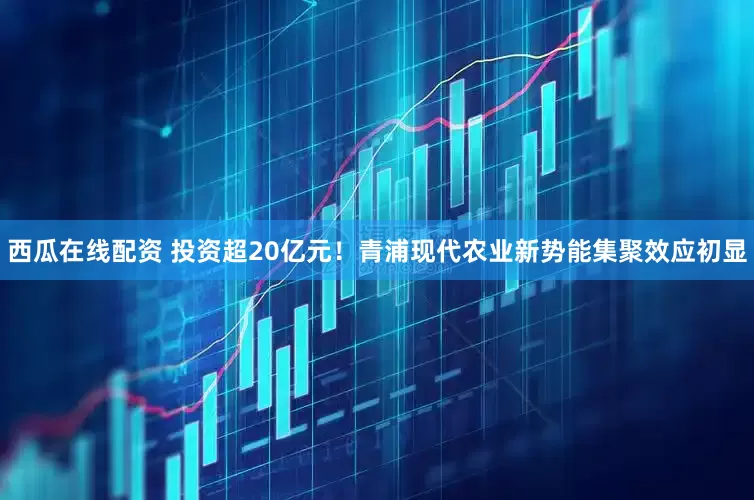 西瓜在线配资 投资超20亿元！青浦现代农业新势能集聚效应初显