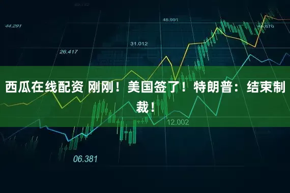 西瓜在线配资 刚刚！美国签了！特朗普：结束制裁！